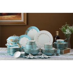 夫人瓷-58头中餐具