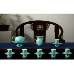 八马西子蓝夫人瓷17头茶具