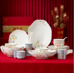 新年礼-月亮时光52头餐具