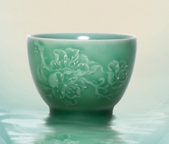 三生有幸青瓷杯