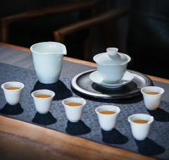 八马颜如玉影青茶具套组