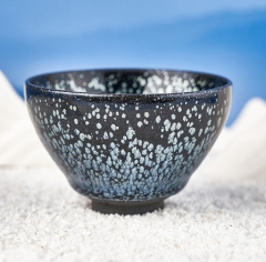 八马茶业 盏匠建盏-黑釉银滴